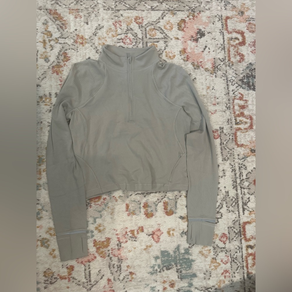 lululemon athletica ribbed half zip